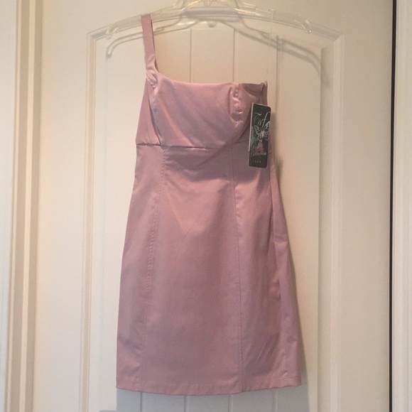 Zara Dresses & Skirts - Zara Blush One Shoulder Dress